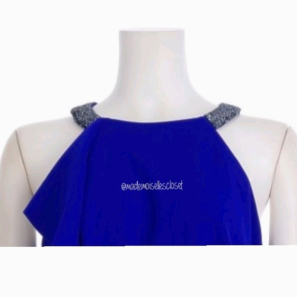 LAUREN Ralph Lauren Deep Blue Cocktail Dress - Picture 7 of 8